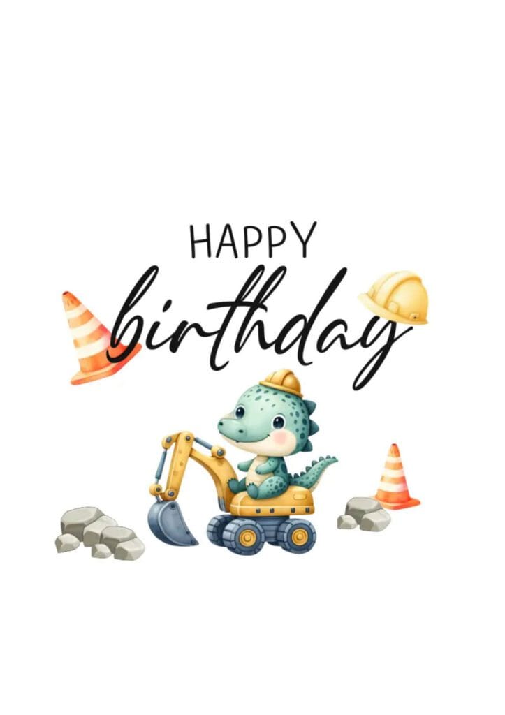 Dinozaur na urodzinowym przyjęciu