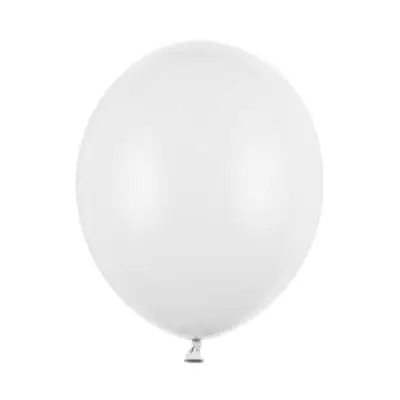 Biały balon uniesiony w górę