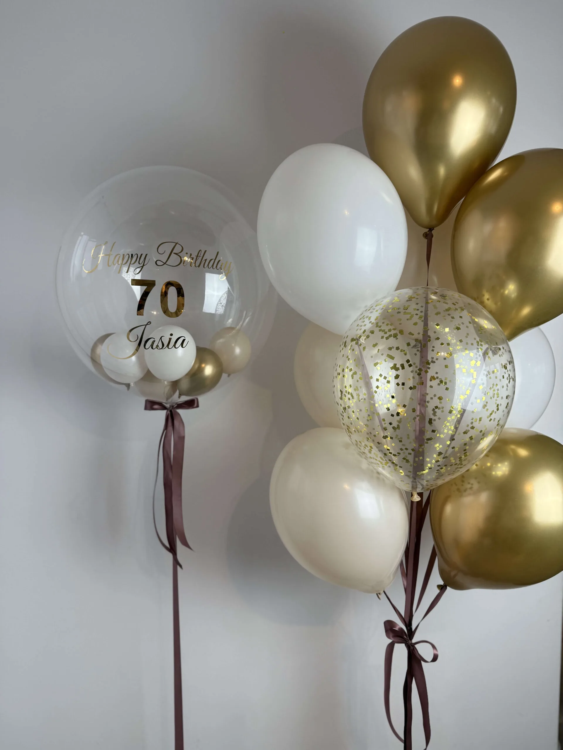 Zestaw balonów na 70 urodziny