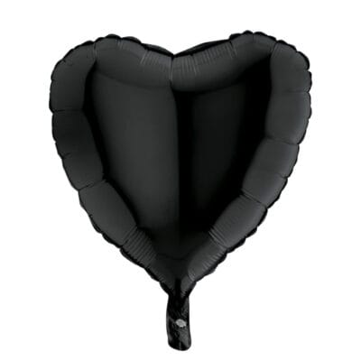balon foliowy serce czarne