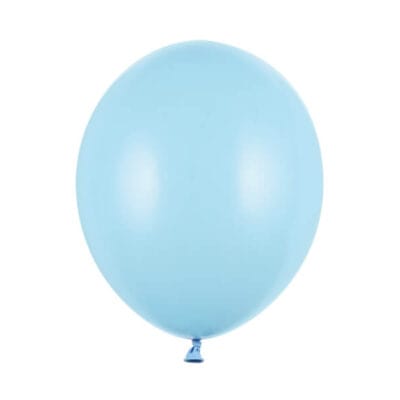 Balony lateksowy 30cm, Pastel Baby Blue, napełniony helem
