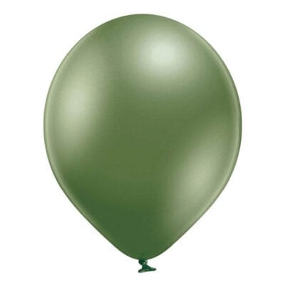 Balony lateksowy 30cm, Glossy Limonkowe, napełniony helem