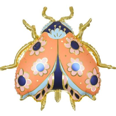 Kolorowy, ozdobny motyl z kwiatami