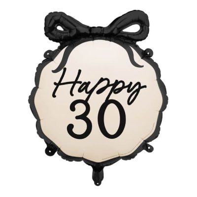 Balon z napisem Happy 30