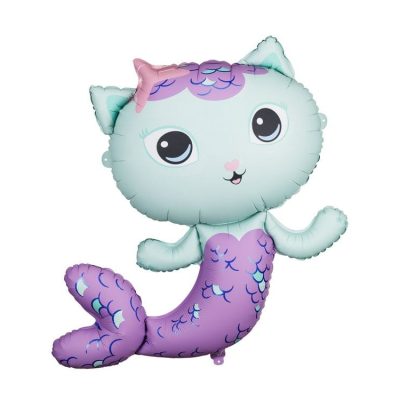 balon foliowy Syrenkotka Koci Domek Gabi