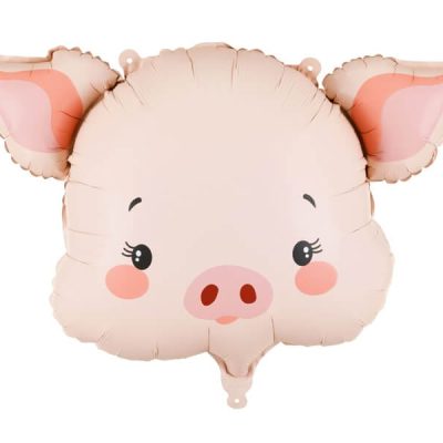 Balon foliowy Świnka, 61x36 cm