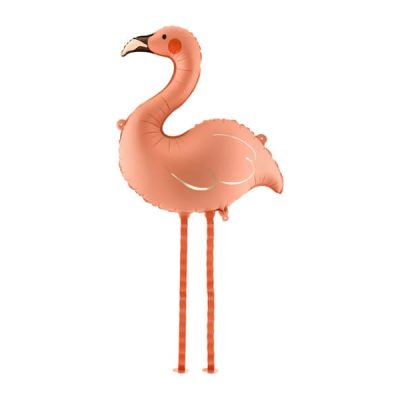 Balon foliowy Flaming, 65x67 cm, koralowy