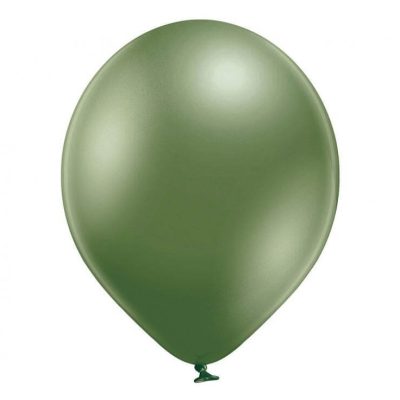 Balony lateksowy 30cm, Glossy Limonkowe, napełniony helem