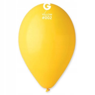 Balony lateksowy 30 cm, Pastelowe Żółte, napełniony helem