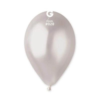 Balony lateksowy 28cm, Biała perła, napełniony helem