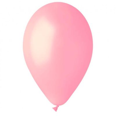 Balony lateksowy 30 cm, Pastelowe Jasno Różowe, napełniony helem