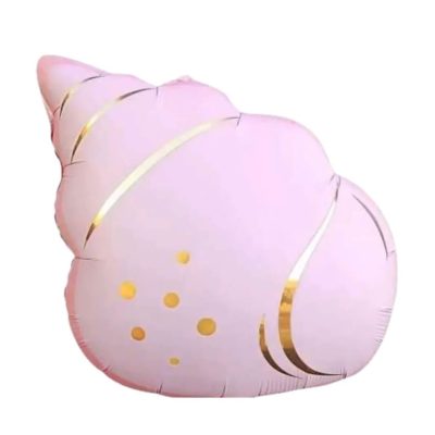 Balon foliowy Muszelka, 51х43 cm, różowy