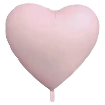 Balon foliowy Serce, 76 cm, Satin Pink / Satynowe Różowe
