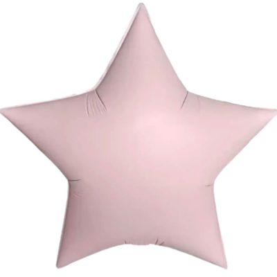 Balon foliowy Gwiazdka, 76 cm, Satin Pink / Satynowe Różowe