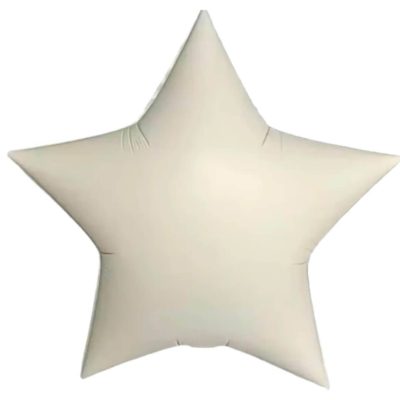 Balon foliowy Gwiazdka, 76 cm, Satin Cream