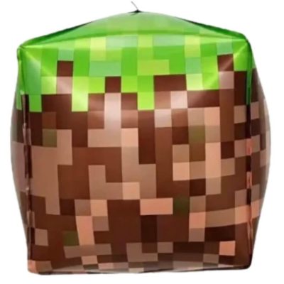 Balon foliowy Minecraft kostka, 56 cm
