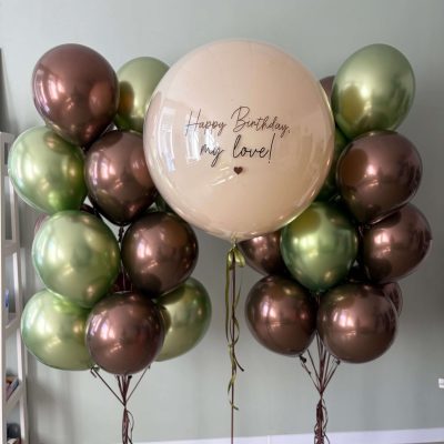 Zestaw balonów "Happy Birthday my love!"