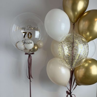 Zestaw balonów na 70 urodziny