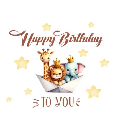 Wesołych urodzin z zwierzątkami!