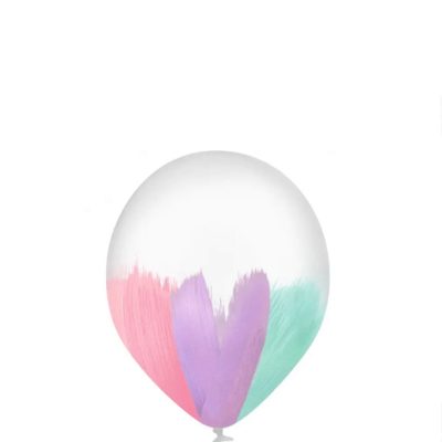 Balon z kolorowymi pociągnięciami