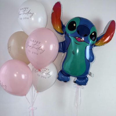 Zestaw balonów urodzinowych Stitch