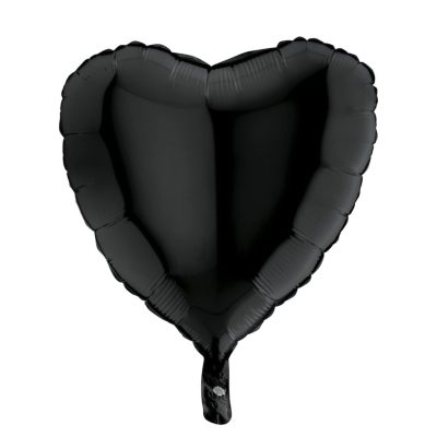 balon foliowy serce czarne
