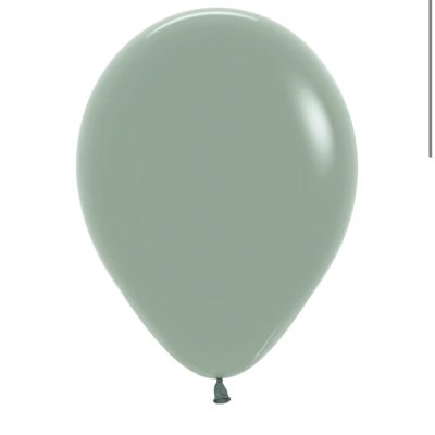 Balon lateksowy Pastel Dusk Laurel Green,30 cm, napełniony helem