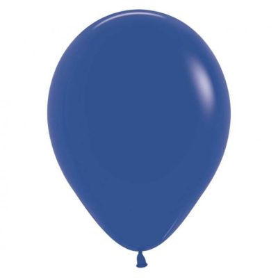 Balon lateksowy Królewski błękit,30 cm, napełniony helem