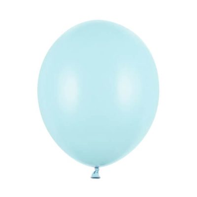 Balon lateksowy 30 cm, Pastel Light Blue, napełniony helem