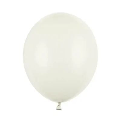 Biały balon na białym tle