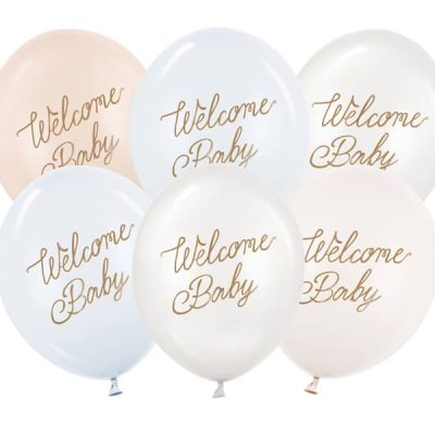 Balony lateksowe Welcome baby