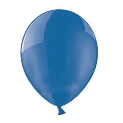 Balon lateksowy 30cm, Crystal Blue, napełniony helem
